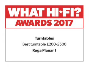 What Hi-Fi Awards 2017 - Best turntable £200–£500